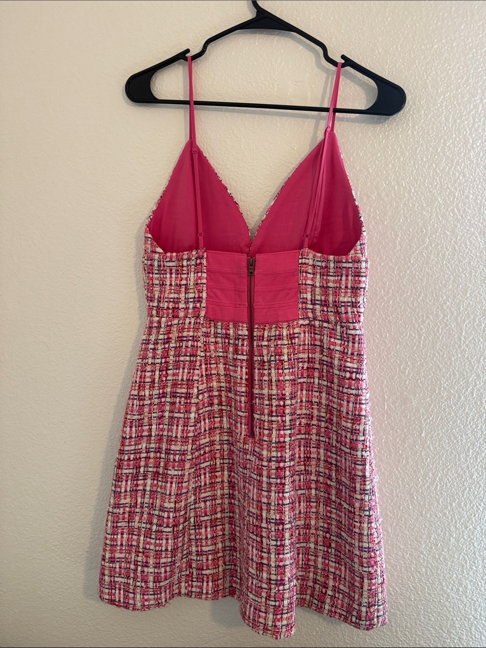House of Harlow 1960 Pink & White Tweed Blazer and Skirt Set - Picture 4 of 8